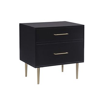 Linon Gloria Two Drawer Nightstand