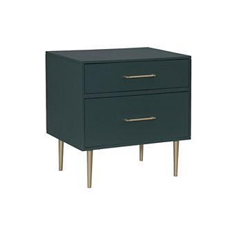 Linon Gloria Two Drawer Nightstand