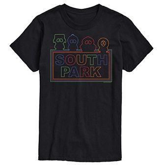 Big & Tall South Park Outlines Tee