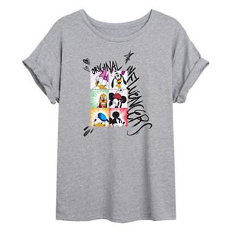 Disney's Mickey Mouse Juniors' Influencers Oversized Tee