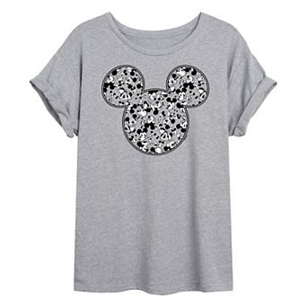 Disney's Mickey Mouse Juniors' Meta Mickey Oversized Tee