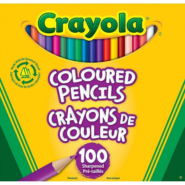 Crayola Colored Pencils, 100 - Imported Products from USA - iBhejo
