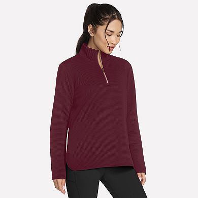 Women's Skechers® Softknit Ottoman Ribbed Pullover