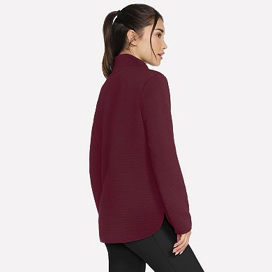 Women's Skechers® Softknit Ottoman Ribbed Pullover