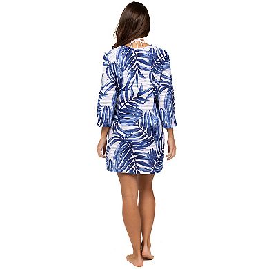Women's Portocruz Lace Neck Coverup Swim Tunic
