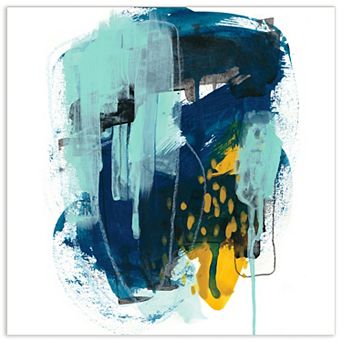 Empire Art Direct Intuitive Motion I Frameless Glass Wall Art