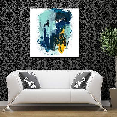 Empire Art Direct Intuitive Motion I Frameless Glass Wall Art