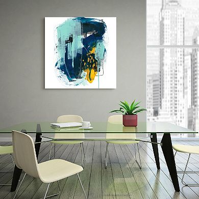 Empire Art Direct Intuitive Motion I Frameless Glass Wall Art