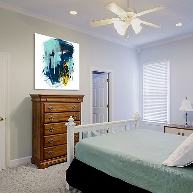 Empire Art Direct Intuitive Motion I Frameless Glass Wall Art