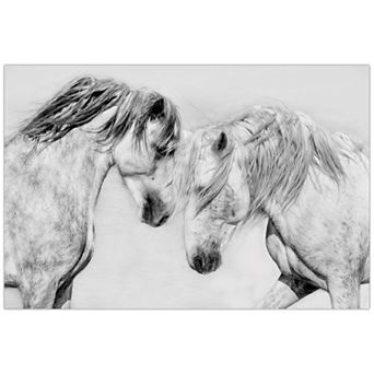 Empire Art Direct Caballo Blanco Equine Tempered Glass
