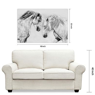 Empire Art Direct Caballo Blanco Equine Tempered Glass