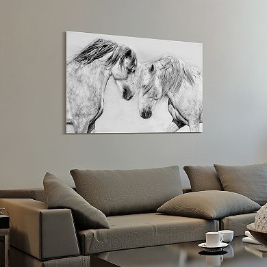 Empire Art Direct Caballo Blanco Equine Tempered Glass
