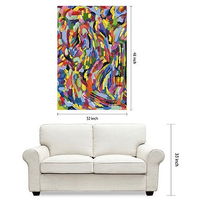 Empire Art Direct Rules of the Rainbow I Frameless Wall Art