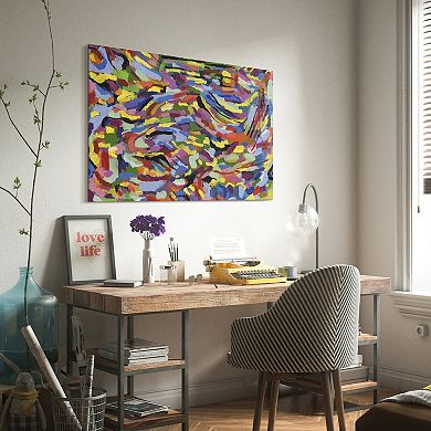 Empire Art Direct Rules of the Rainbow I Frameless Wall Art