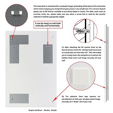 Empire Art Direct Carnival Crossing Abstract I Frameless Wall Art
