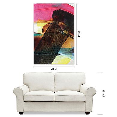 Empire Art Direct Carnival Crossing Abstract I Frameless Wall Art