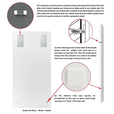 Empire Art Direct Pastel Fleur I Tempered Frameless Glass Wall Art