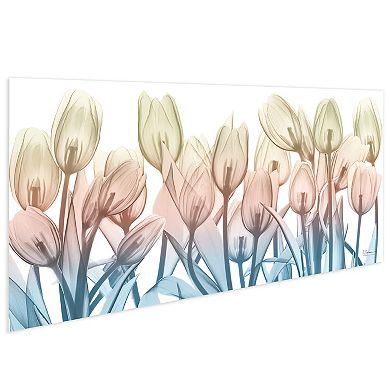 Empire Art Direct Spring Blooms Tempered Frameless Glass Wall Art