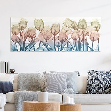 Empire Art Direct Spring Blooms Tempered Frameless Glass Wall Art