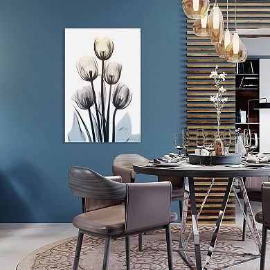 Empire Art Direct Springing Tulips Tempered Frameless Glass Wall Art