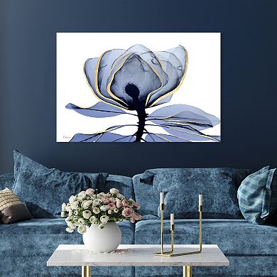 Empire Art Direct Golden Midnight 1 Tempered Frameless Glass Wall Art