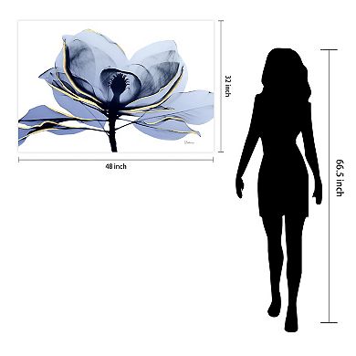 Empire Art Direct Golden Midnight 2 Tempered Frameless Glass Wall Art