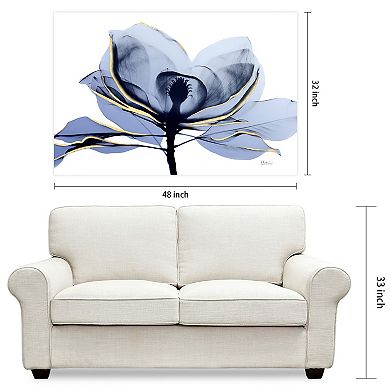 Empire Art Direct Golden Midnight 2 Tempered Frameless Glass Wall Art