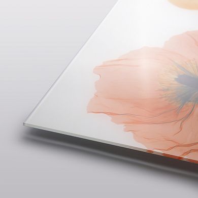 Empire Art Direct Flowers and Ferns Tempered Frameless Glass Wall Art