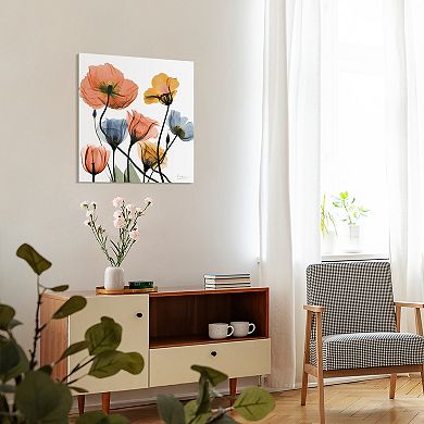 Empire Art Direct Flowers and Ferns Tempered Frameless Glass Wall Art