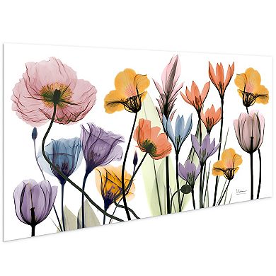 Empire Art Direct Flowerscape Portrait Frameless Glass Wall Art