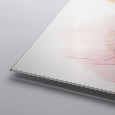 Empire Art Direct Flowerscape Portrait Frameless Glass Wall Art