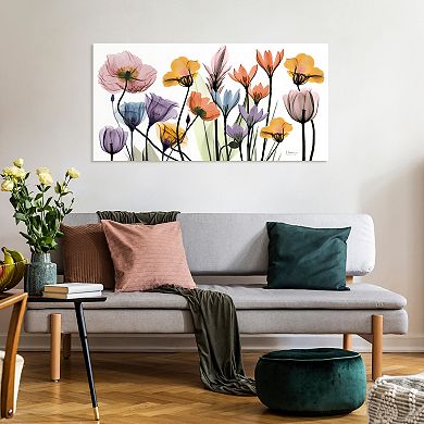 Empire Art Direct Flowerscape Portrait Frameless Glass Wall Art