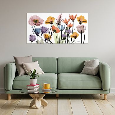 Empire Art Direct Flowerscape Portrait Frameless Glass Wall Art