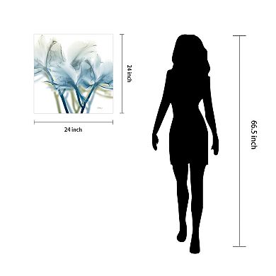 Empire Art Direct Unfocused Beauty 3 Tempered Frameless Glass Wall Art