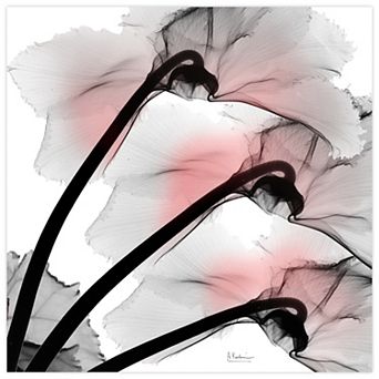 Empire Art Direct Coral Luster Clycamen 2 Frameless Glass Wall Art