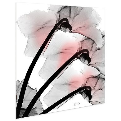 Empire Art Direct Coral Luster Clycamen 2 Frameless Glass Wall Art