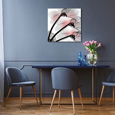 Empire Art Direct Coral Luster Clycamen 2 Frameless Glass Wall Art