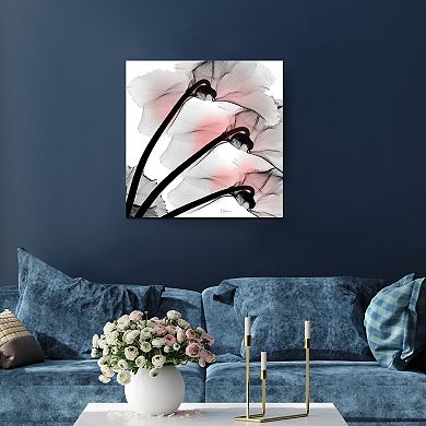 Empire Art Direct Coral Luster Clycamen 2 Frameless Glass Wall Art