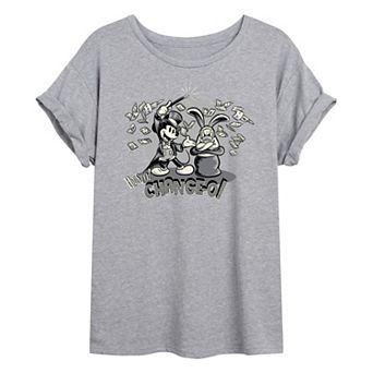 Disney's Mickey Mouse Juniors' Mickey Presto Oversized Graphic Tee