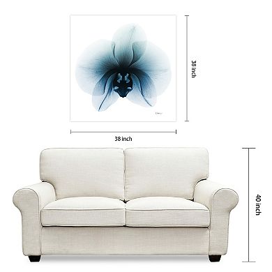 Empire Art Direct Glacial Orchid Tempered Frameless Glass Wall Art