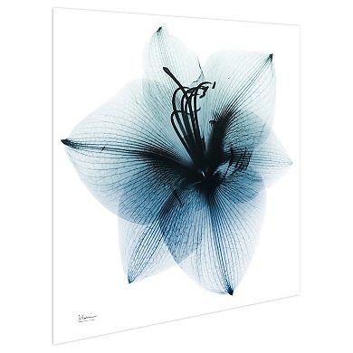 Empire Art Direct Glacial Amaryllis Tempered Frameless Glass Wall Art