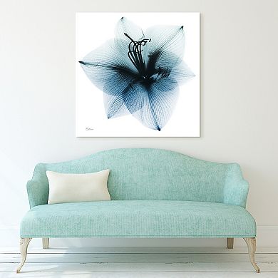Empire Art Direct Glacial Amaryllis Tempered Frameless Glass Wall Art