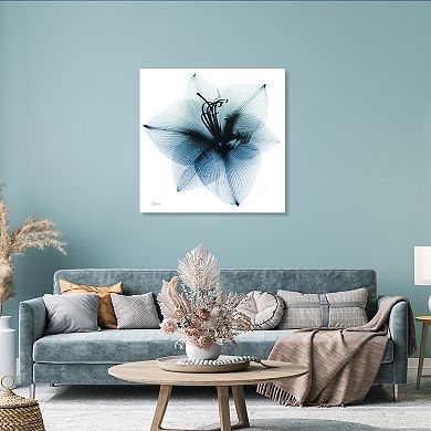 Empire Art Direct Glacial Amaryllis Tempered Frameless Glass Wall Art