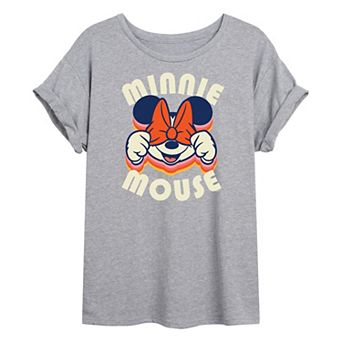 Disney's Minnie Mouse Juniors' Minnie Mouse Oversized Graphic Tee