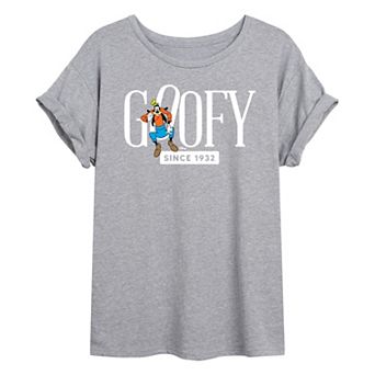 Disney's Goofy Juniors' Goofy 1932 Oversized Graphic Tee