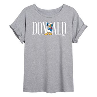 Disney's Donald Duck Juniors' Donald Duck Oversized Graphic Tee