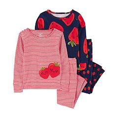 Girls 4-10 Barbie Tops & Bottoms 4-pc. Pajama Set