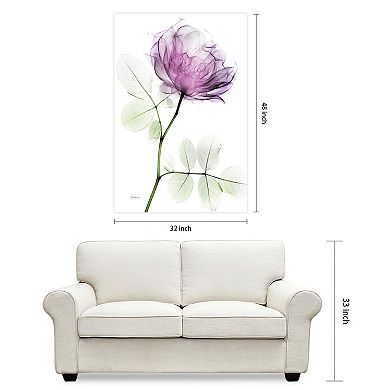 Empire Art Direct Rose Dynasty 1 Tempered Frameless Glass Wall Art