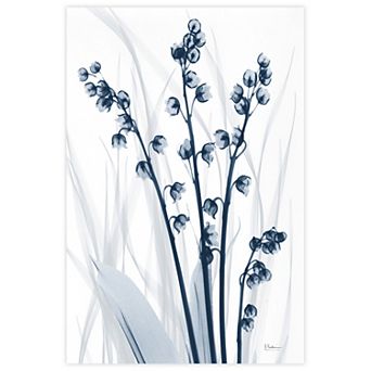 Empire Art Direct Radiant Blues 1 Tempered Frameless Glass Wall Art