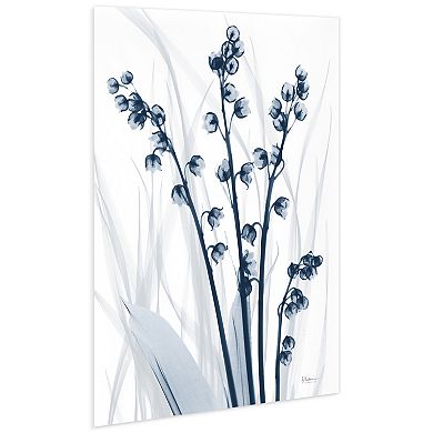 Empire Art Direct Radiant Blues 1 Tempered Frameless Glass Wall Art